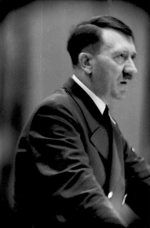 Adolf Hitler gives a speech at the Reichstag 